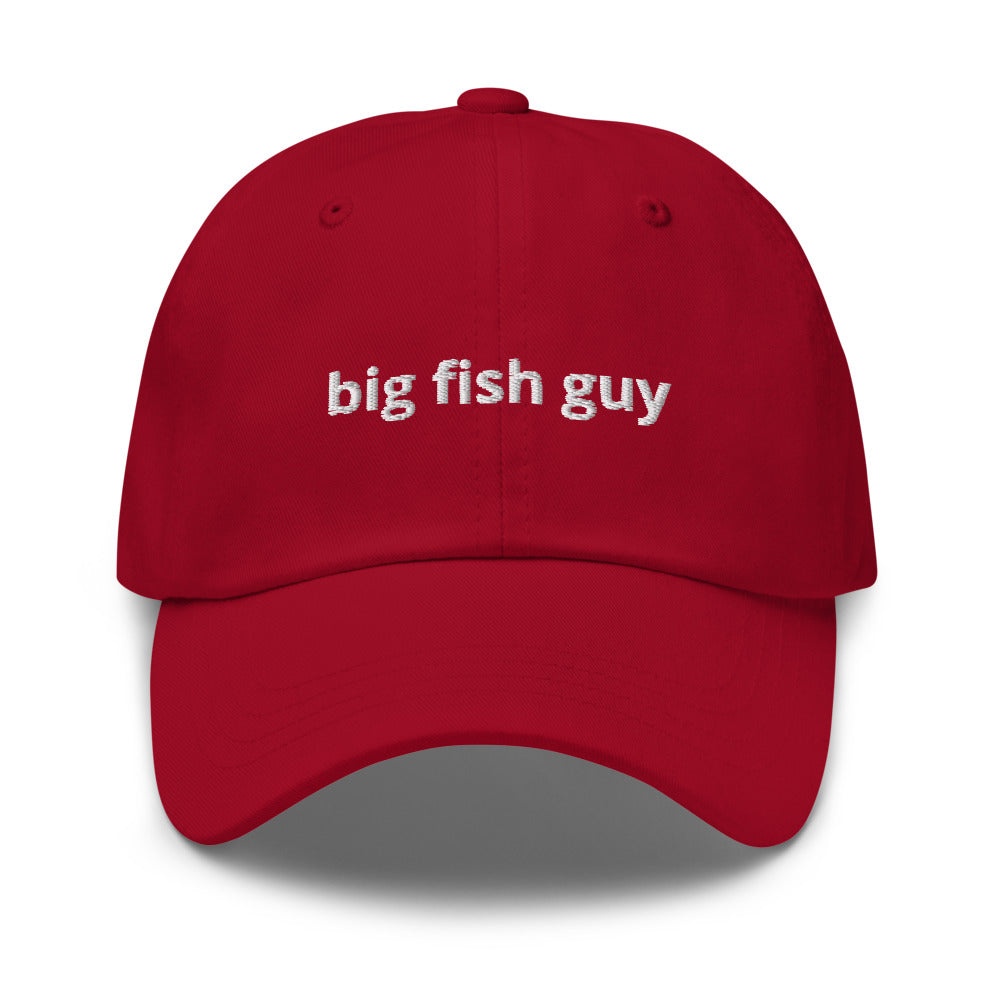 Big Fish Guy Original Dad Hat Cranberry