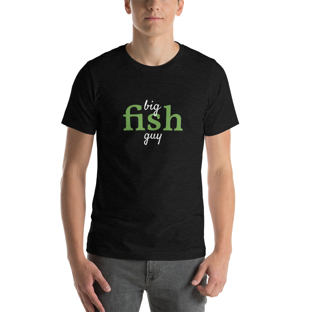 Men's Big Fish Guy Original Short-Sleeve T-Shirt Black Heather / M