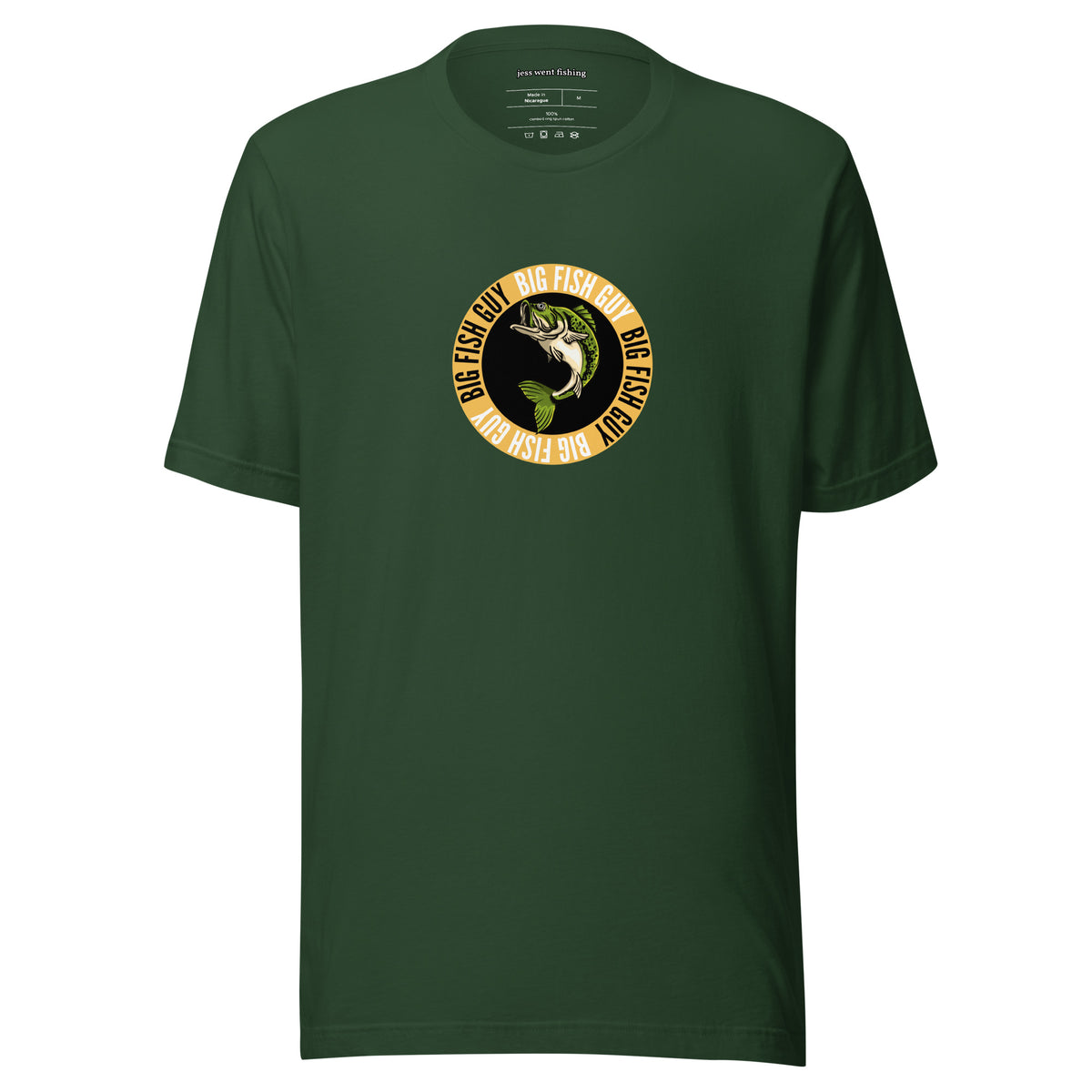 Green Fish T-Shirt Uomo Con Stampa Pesce: Maglia In Cotone Traspirante, Vestibilità Casual - 2