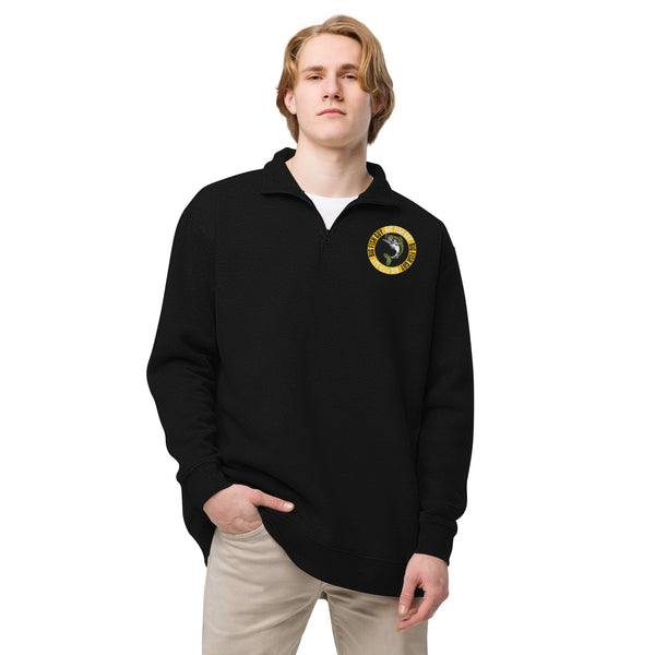 Big Fish Guy® Men’s Quarter-Zip Fleece Long-Sleeve Pullover