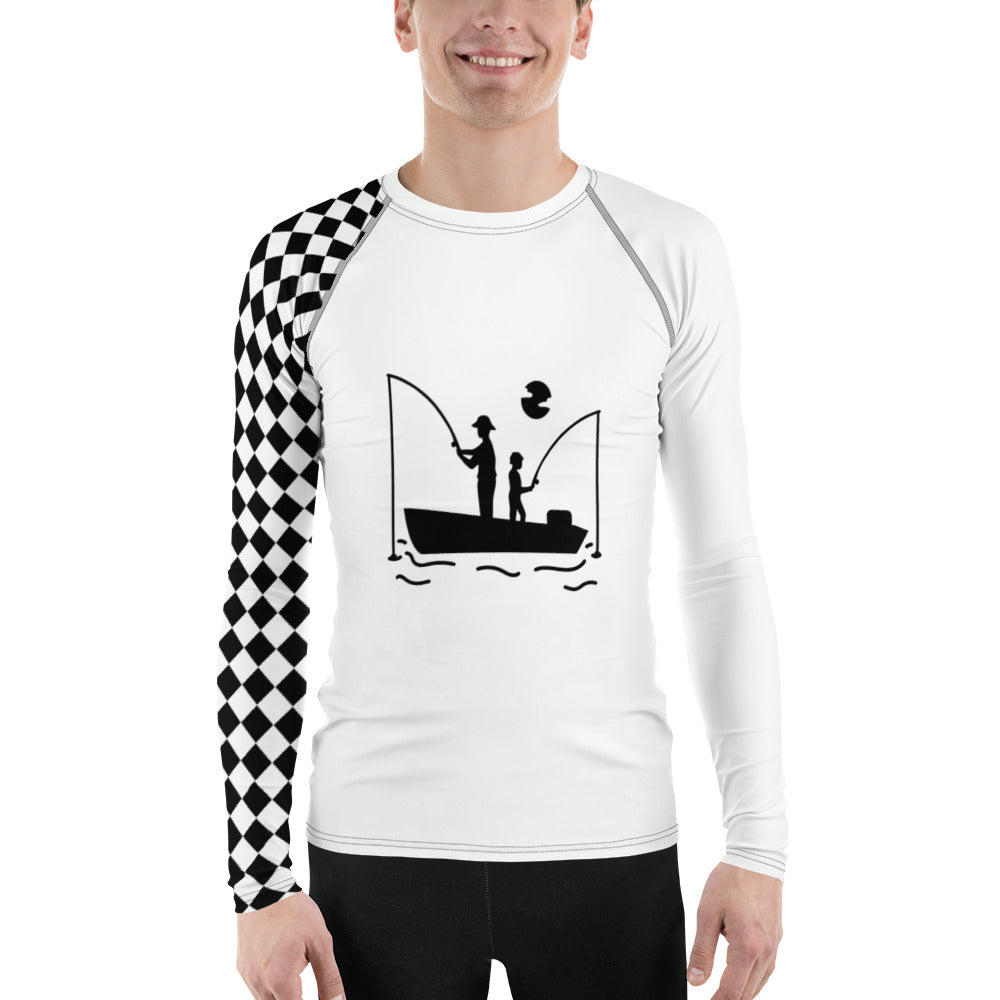 The Sunday Fisherman Men's Fishing Rash Guard jess went fishing®