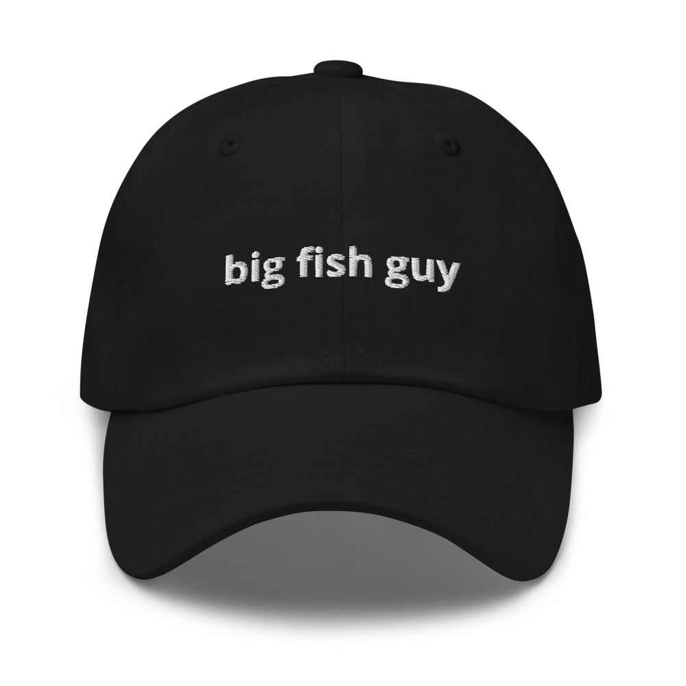 Big Fish Guy Original Dad Hat Black
