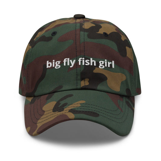 Big Fly Fish Girl™ Dad Hat