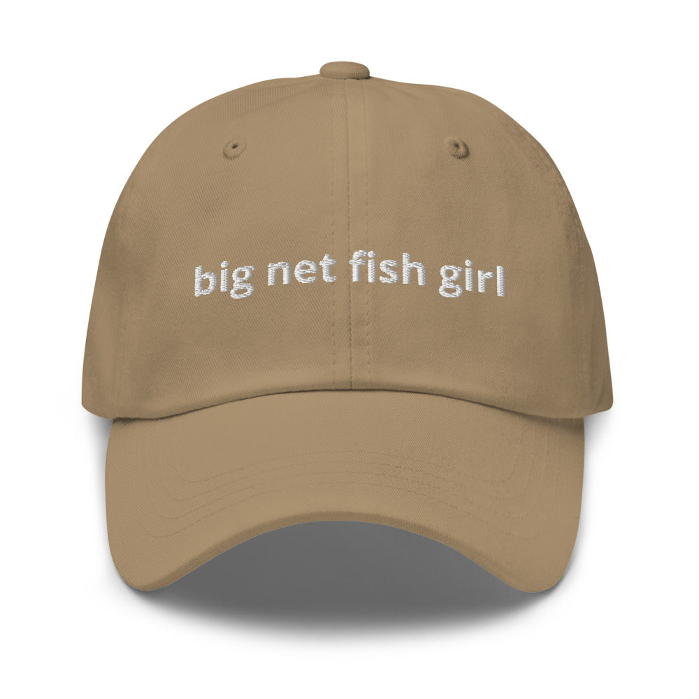 Big Net Fish Girl™ Dad Hat