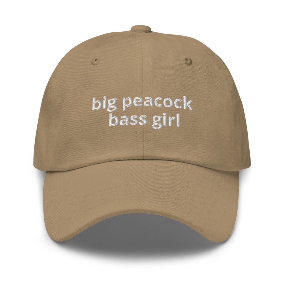 Big Peacock Bass Girl™ Dad Hat