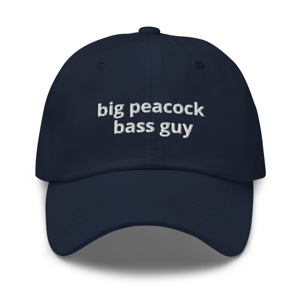Peacock Bass Fishing Hat, Camouflage Fishing Cap