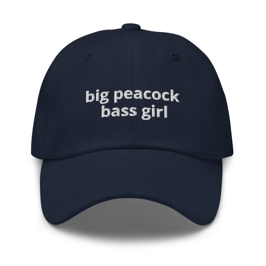 Big Peacock Bass Girl™ Dad Hat