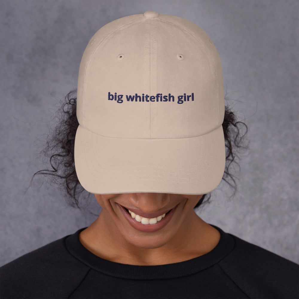 Big Whitefish Girl™ Dad Hat