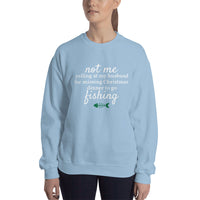 Not Me Yelling At My Husband For Missing Christmas Dinner To Go Fishing™ Ugly Christmas Sweater (Unisex)