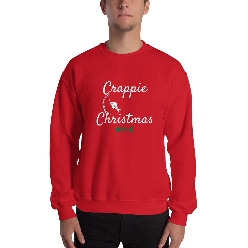 Crappie Christmas Ugly Christmas Sweater (Unisex) Red / 4XL