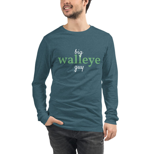 Men's Big Walleye (Pickerel) Guy™ Long Sleeve T-Shirt