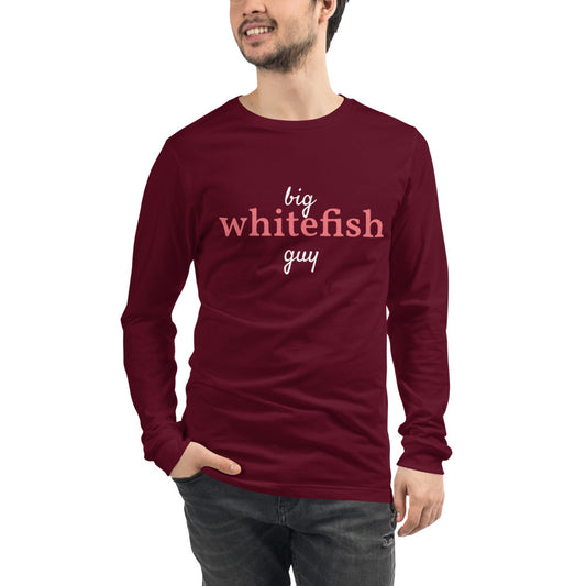 Men's Big Whitefish Guy™ Long Sleeve T-Shirt