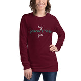 Women's Big Peacock Bass Girl™ Long Sleeve T-Shirt