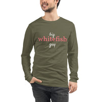 Men's Big Whitefish Guy™ Long Sleeve T-Shirt