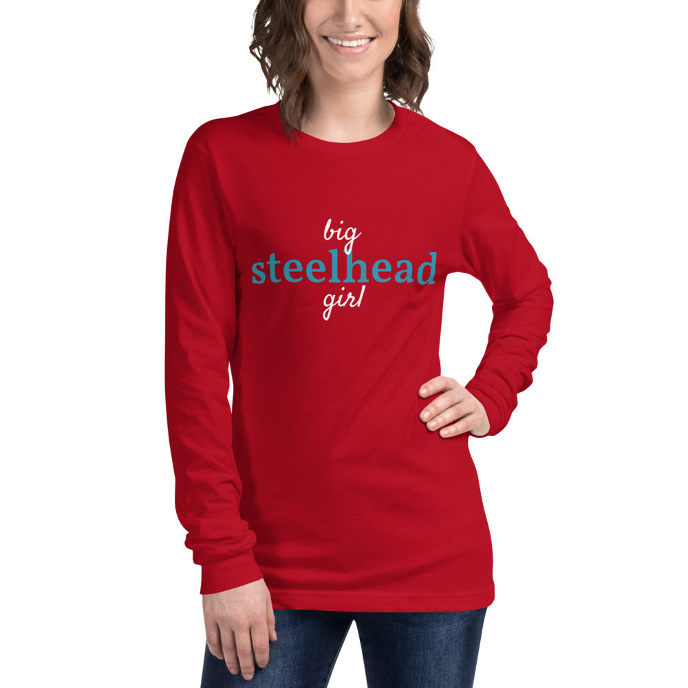 Women's Big Steelhead Guy™ Long Sleeve T-Shirt