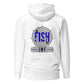 Big Fish Guy® Long-Sleeve Hoodie Sweatshirt With Graphic Back Logo Print For Men