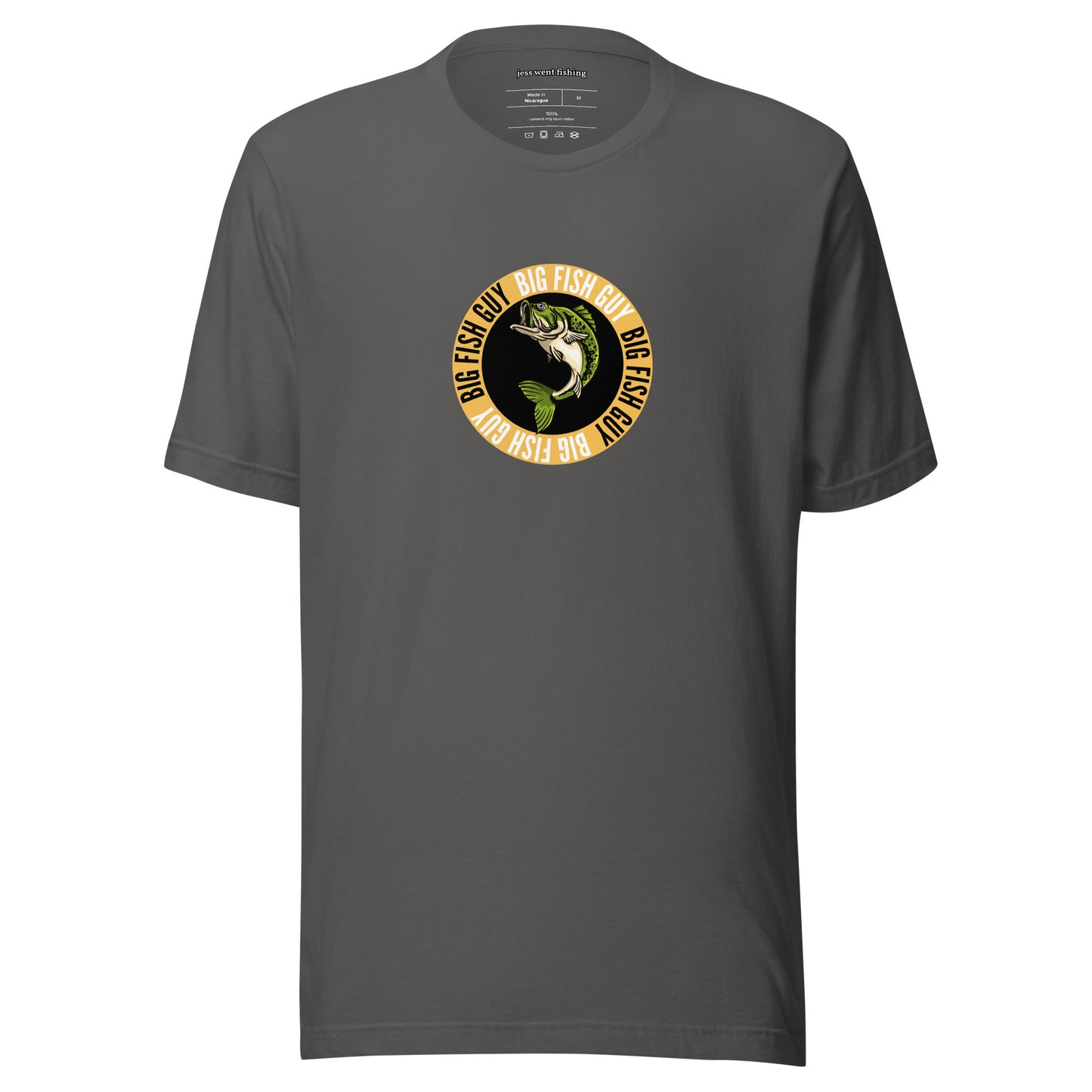 Big Fish Guy® Classic Fit Bass Logo Short-Sleeve T-Shirt For Men – jess  went fishing®