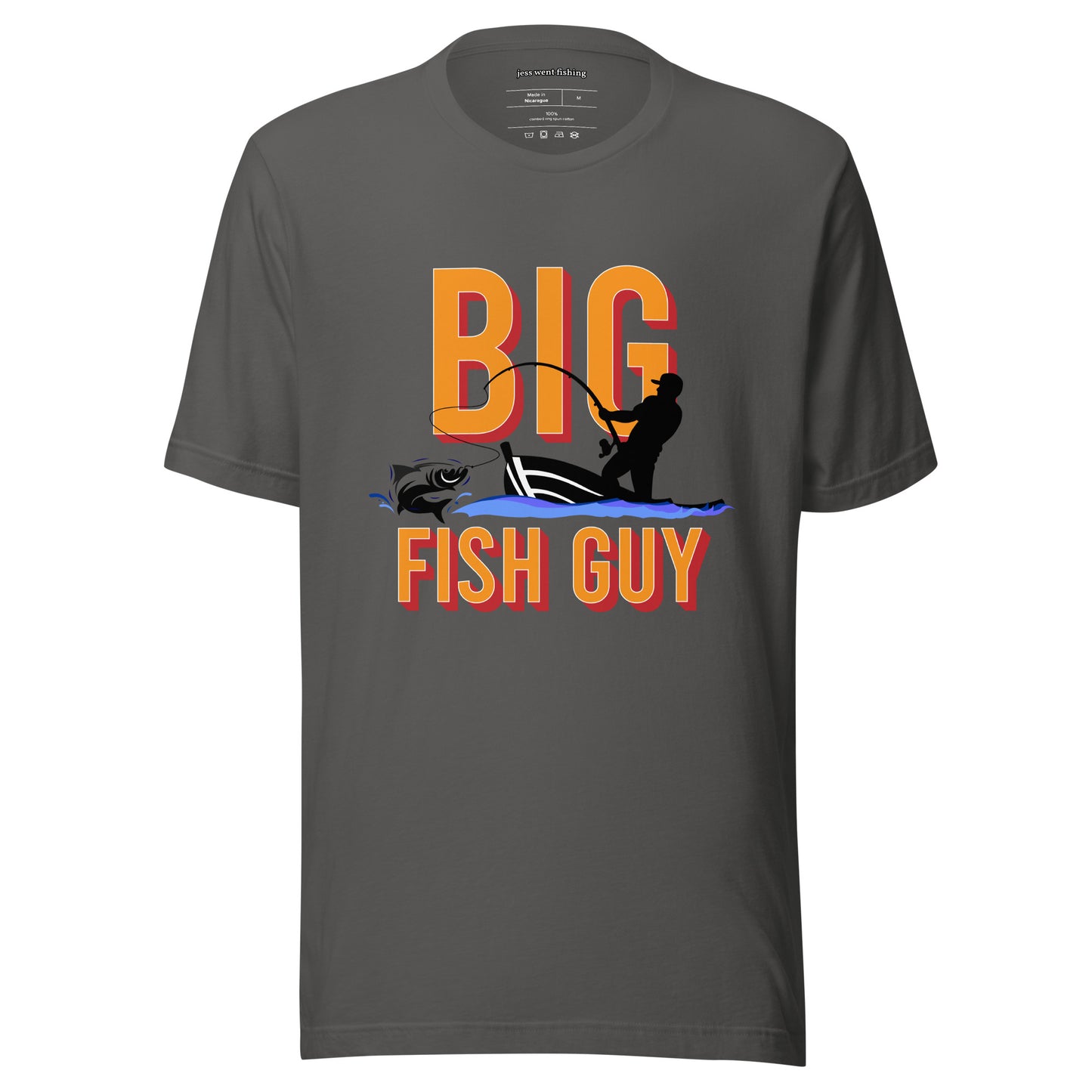 Big Fish Guy® Logo Classic Fit Short-Sleeve T-Shirt For Men