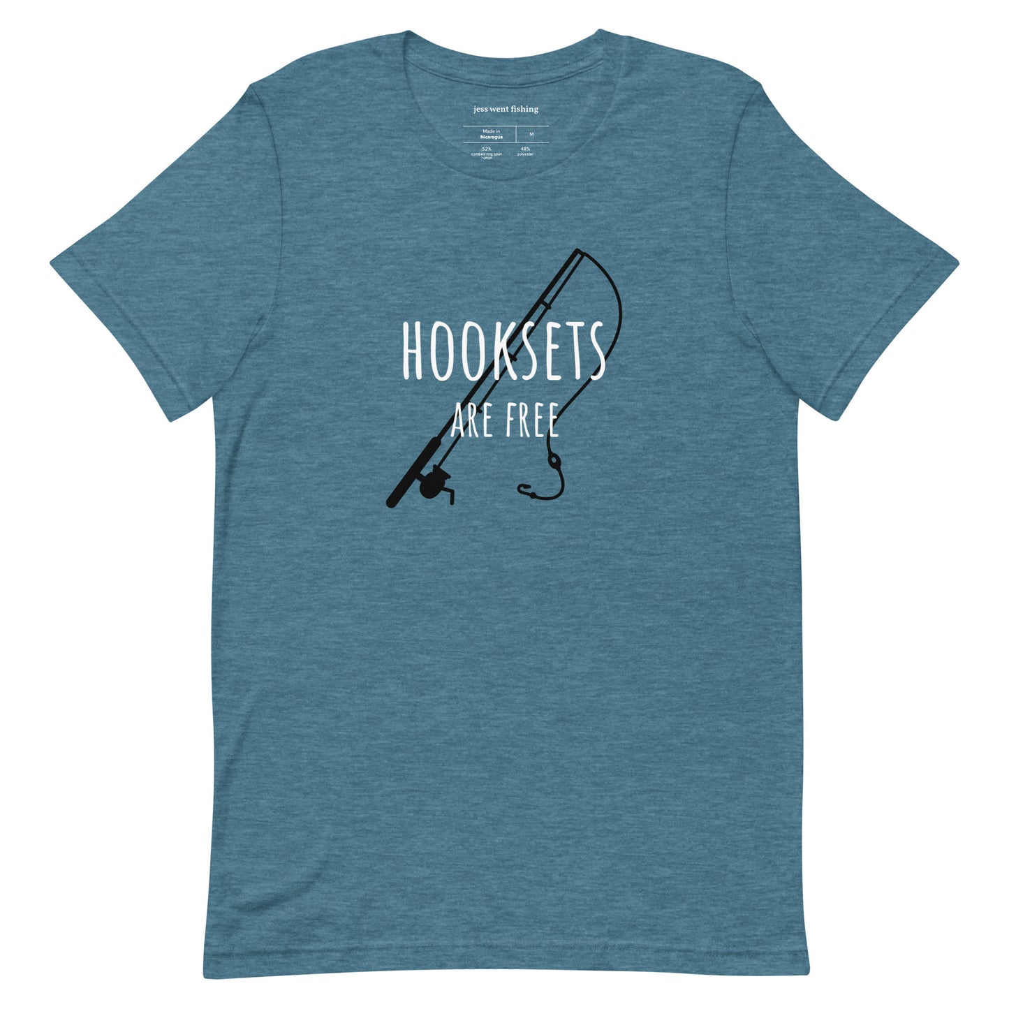 Men's Fishing Shirt FRONT PRINT/ Unisex Short Sleeve Tee