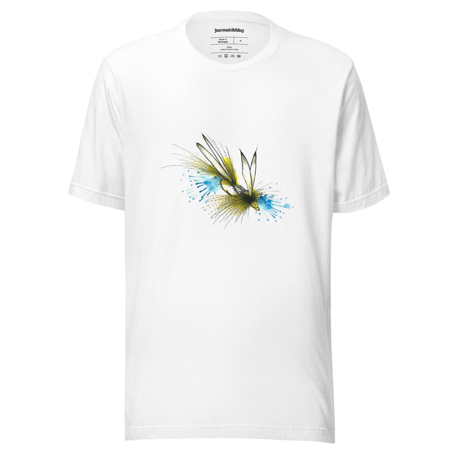 Winged Nymph Fly Classic Fit Short-Sleeve T-Shirt For Men