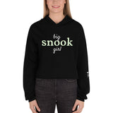 Women’s Big Snook Girl™  Hoodie Crop With Fishbone Skeleton Sleeve Detail