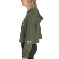 Women’s Big Trout Girl™  Hoodie Crop With Fishbone Skeleton Sleeve Detail