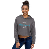 Women’s Big Steelhead Girl™  Hoodie Crop With Fishbone Skeleton Sleeve Detail