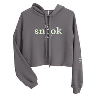 Women’s Big Snook Girl™  Hoodie Crop With Fishbone Skeleton Sleeve Detail